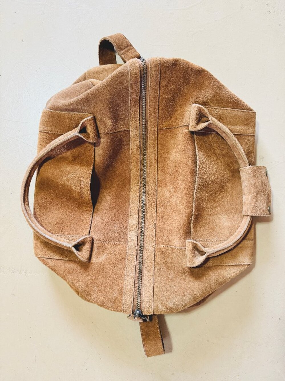 Rare NWOT Tecovas Bartlett Large Weekender Suede Leather Duffle Limited Edition!